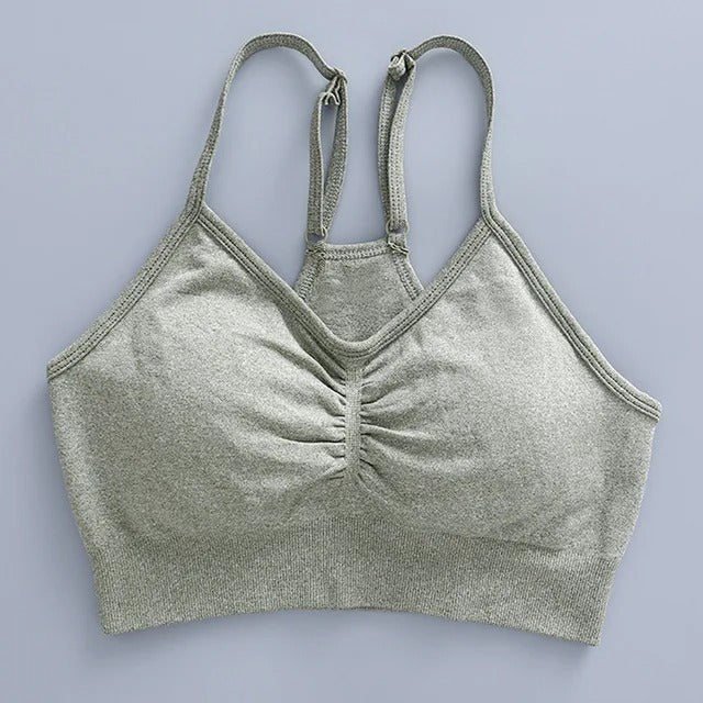 Olive Sports Bra - Iridessa