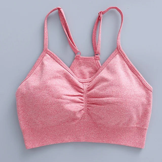 Peach Sports Bra - Iridessa